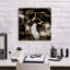  'Golden Shimmer 4' by Alonzo Saunders Canvas Wall Art, 18" x 18"