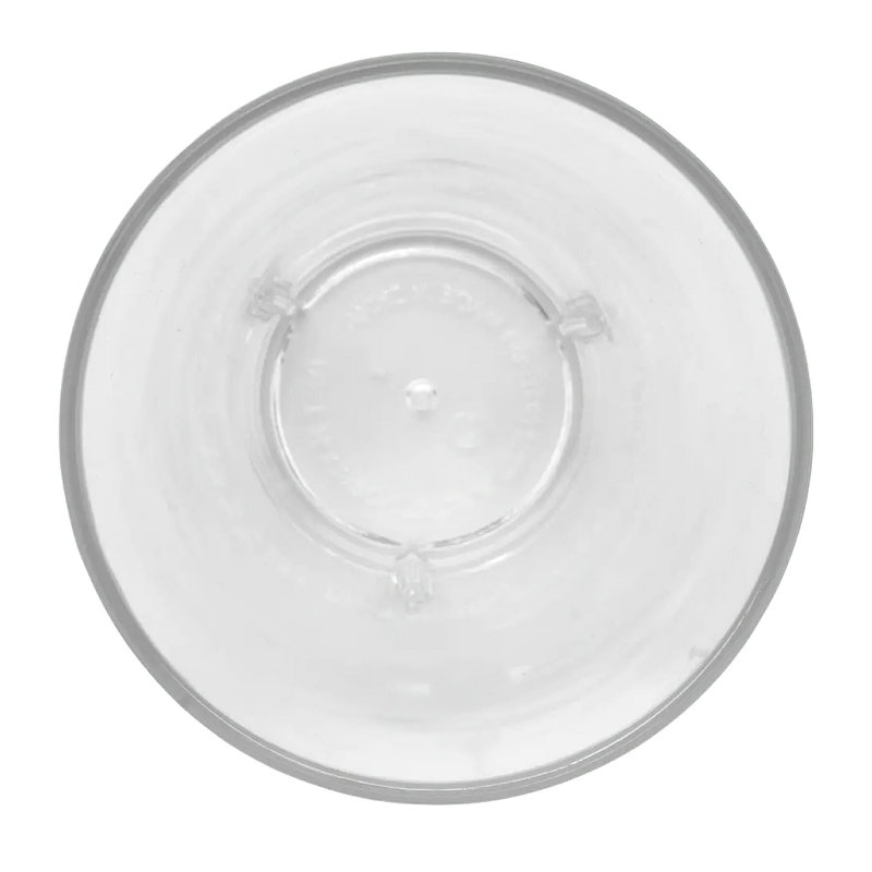 Shaker en plastique empilable sans BPA GET, transparent (ensemble de 12), 14 oz