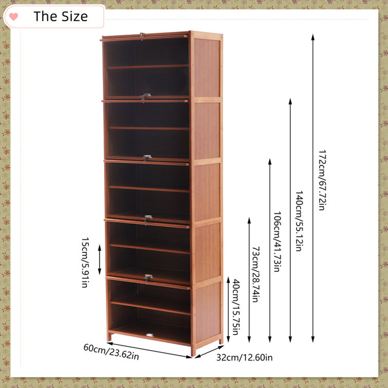 Shoe Rack Stand Storage Boot Sneaker Shelf Unit Cube Closet Organizer  Cabinet