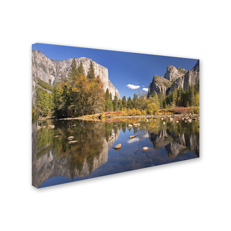 «Valley View» par Moises, reproduction de photo sur toile tendue, H 16 po x l 24 po x P 2 po
