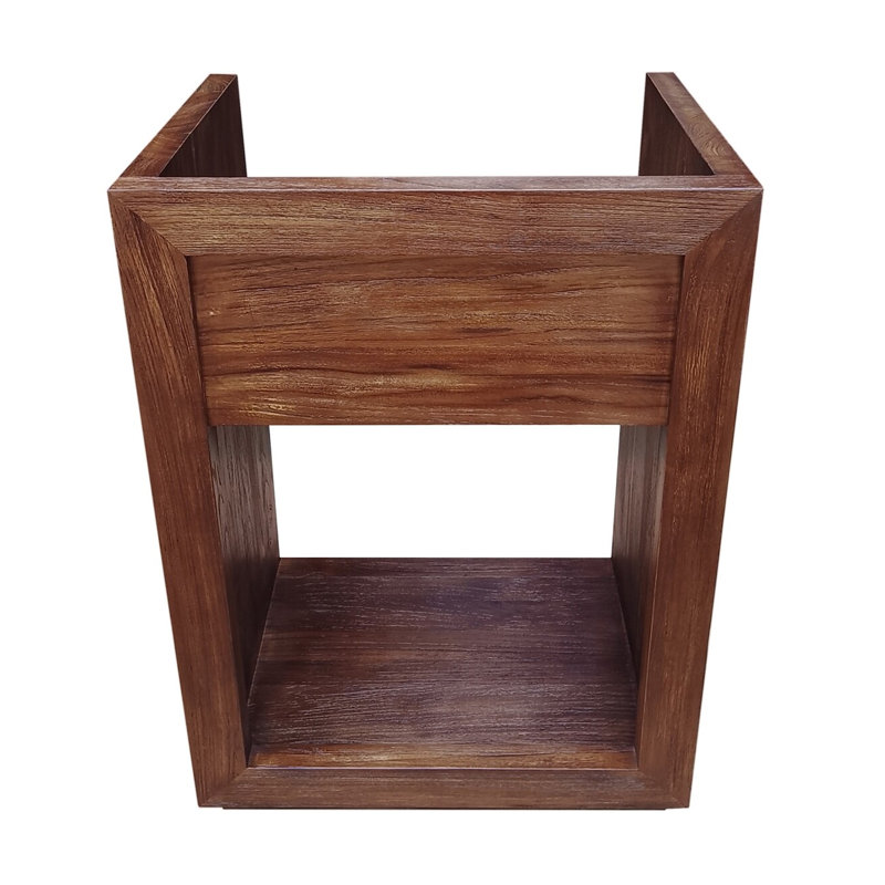 Rennes 24" Reclaimed Wood Vanity, Noyer