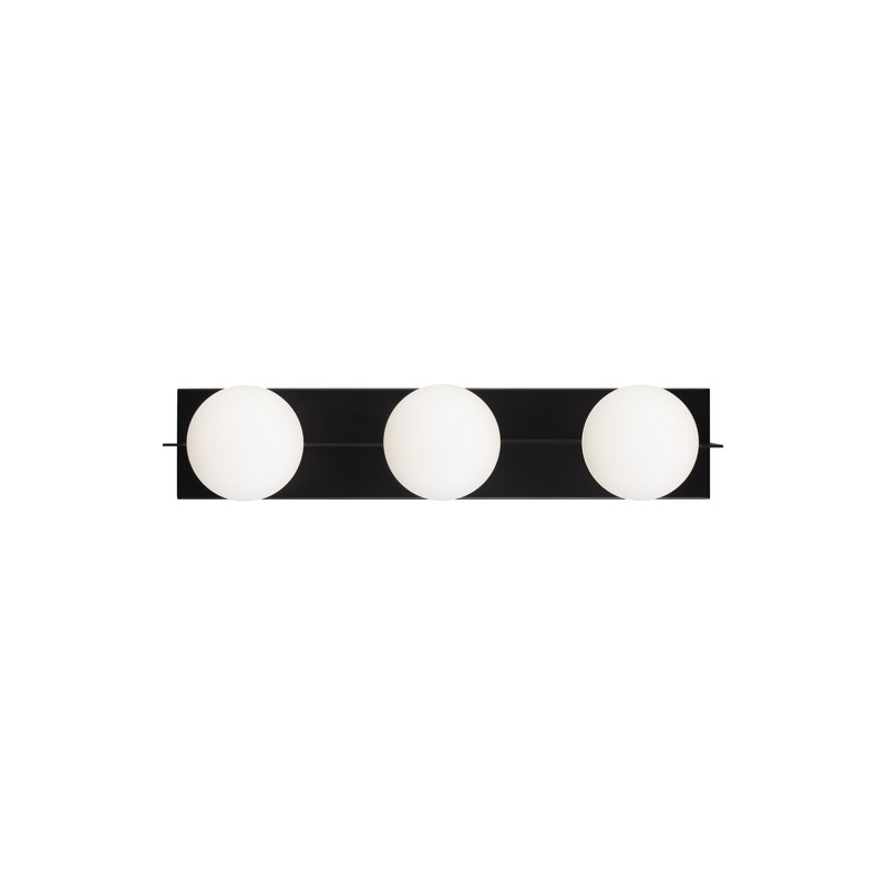 Orbel 3 - Light Vanity Light, Matte Black, No