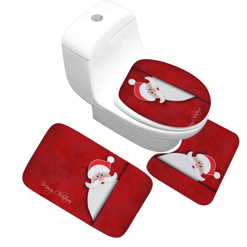 Ensemble de tapis de bain Junaed avec envers antidérapant
