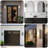 18''H Dimmable White Travertine LED Outdoor Wall Light