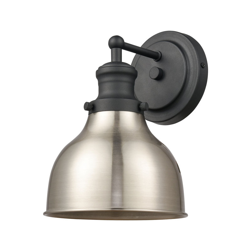 Applique murale 1 lumière Haralson - 10 po de hauteur - Gris anthracite