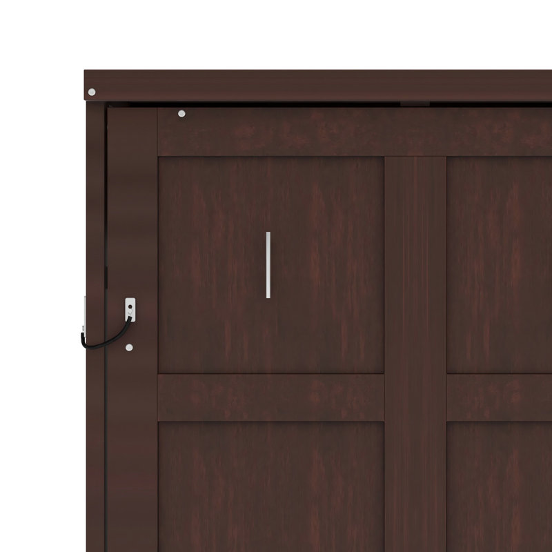 Modern Murphy Bed, for Multi-Functional Rooms, Lit simple, Espresso