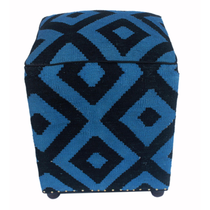Repose-pieds à cubes kilim Rendon
