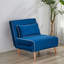 Ensemble de canapé-lit pliable en velours moderne de 2, réglable en 3 positions, dossier, convertible en lits simples en 10 secondes, comprenant des oreillers et un mobilier de salon peu encombrant.-311546608