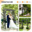61'' W x 21.5'' D Vinyl Outdoor Wedding Arbour-123382347