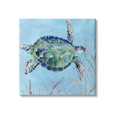 " Speckled Sea Tortoise Deep Sea Aquatic Animal "