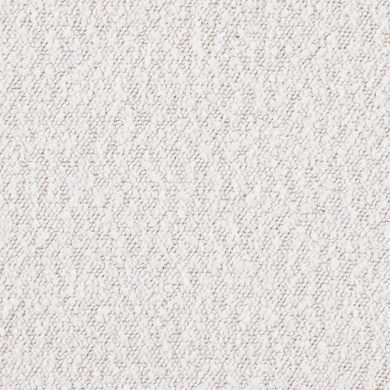 Chaise rembourrée Boucle, Crème, crème