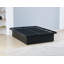 Structure de lit plateforme en métal lourd 16 po de qualité supérieure avec supports en métal pour une durabilité maximale en noir-539770642
