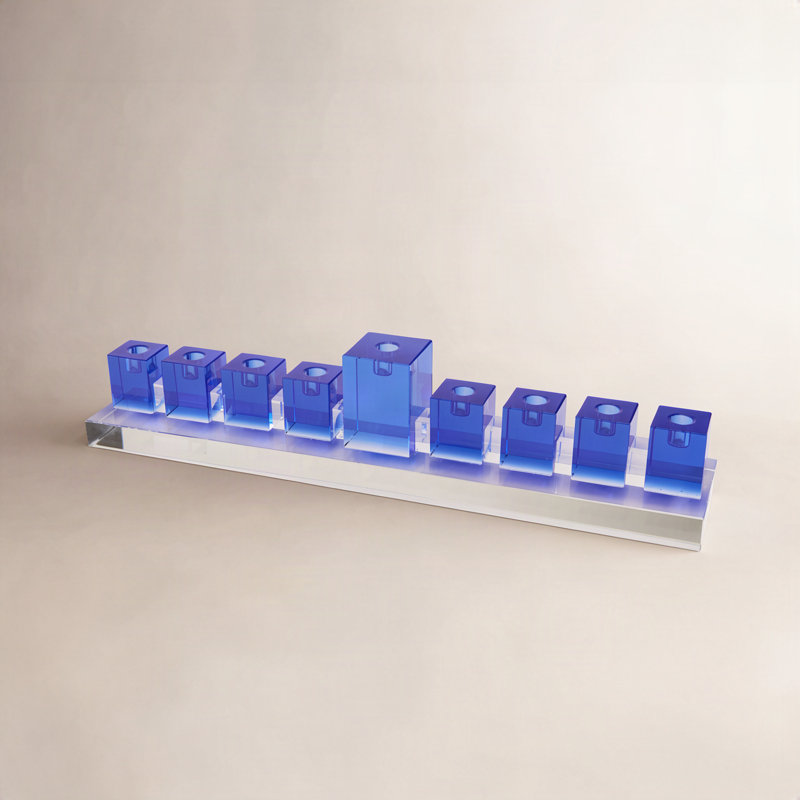 Menorah, Blue
