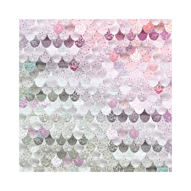Summer Mermaid Sage And Rose XI Square by Monika Strigel - Wrapped Canvas Painting, 66.04 cm H x 66.04 cm W x 3.175 cm D