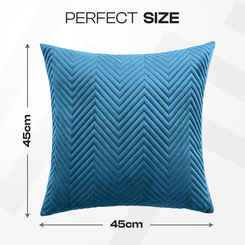 Square Scatter Cushion Cushion Cover, Teal