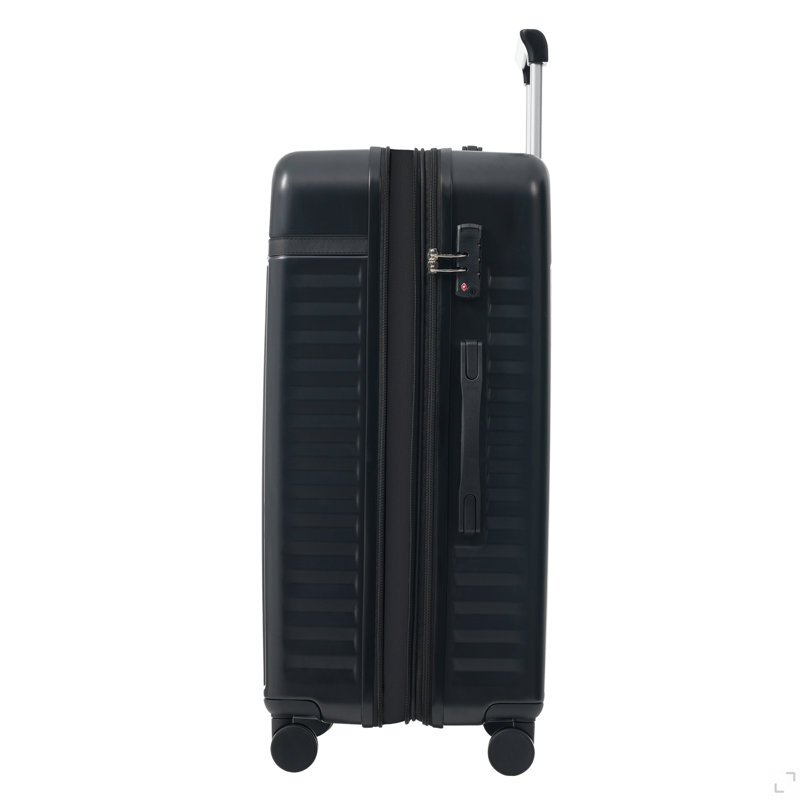 Ensemble de bagage 5 pièces, valise de transport rigide, bagage extensible avec sacs de voyage, roulettes, verrou TSA