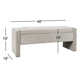 Sharpay Upholstered Storage Bench