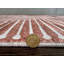 Knidos - Tapis d'intérieur lavable à la machine - Tapis rond beige et orange de 5 pi 3 po-287345769