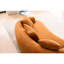 Double compression en tissu orange, doux et confortable pour une sensation douillette et confortable