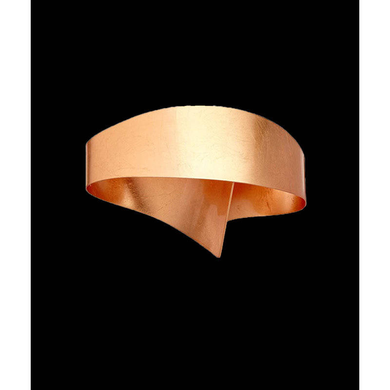 Scudo Flush Mounted Sconce, Copper