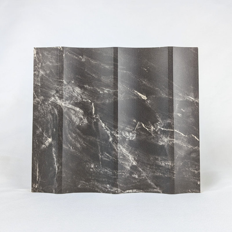 Fluted Black Marble Wall Paneling (3-pack)
