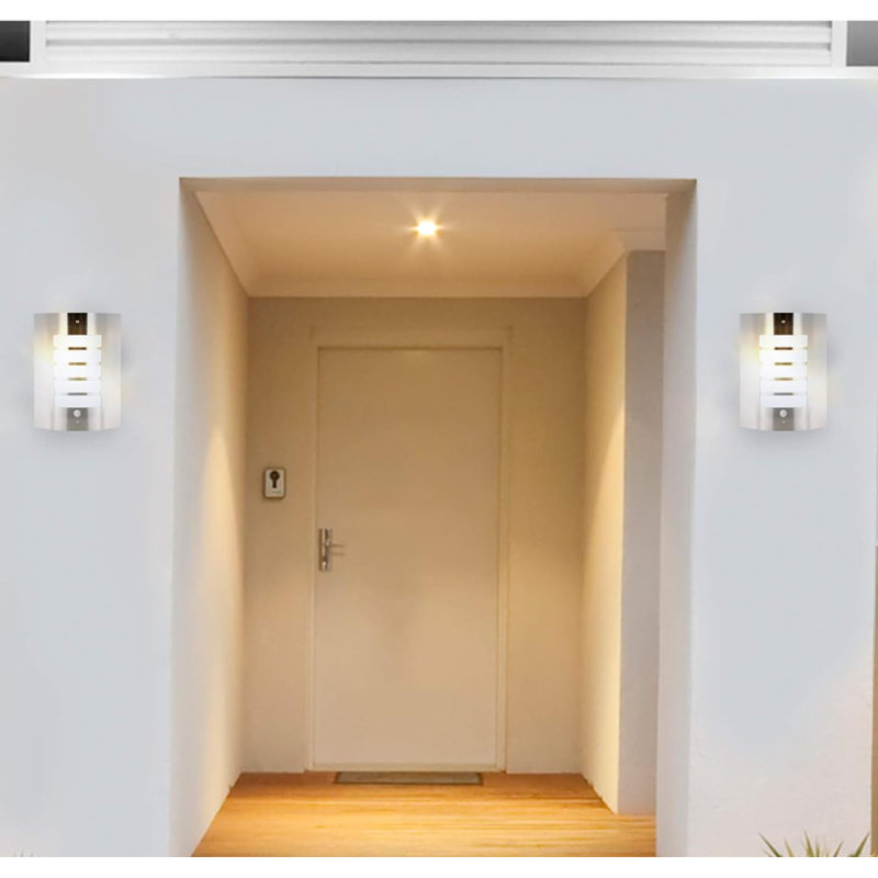 Silver 30cm H Outdoor Sconce
