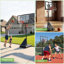 Panier de basketball en métal à hauteur ajustable (panneau en polycarbonate de 44 po), noir-122723591