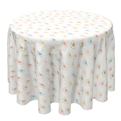 Round Cotton Tablecloth