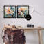 "Modern Dripping Blooms" par Lazar Studio 2 - Pièces sur toile-1776423576-1776423591