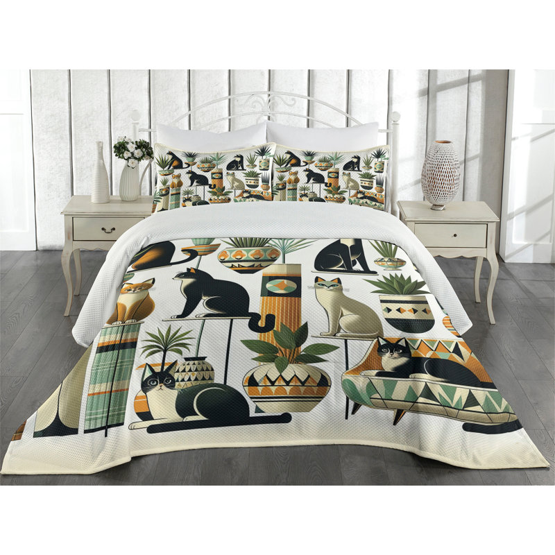 Polyester Coverlet, Queen Coverlet + 2 Standard Shams