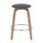 Hoxha Leather Round Counter Stool With Stained Poplar Wood Frame And 360-Degree Swivel Hoxha Collection-106908431