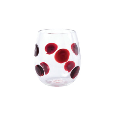 Drop Handmade Stemless Wine Glass