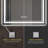 Anti Fog LED Bathroom Mirror 3 Colors Dimmable Vanity Mirror with Back and Front Lighting-1301524908