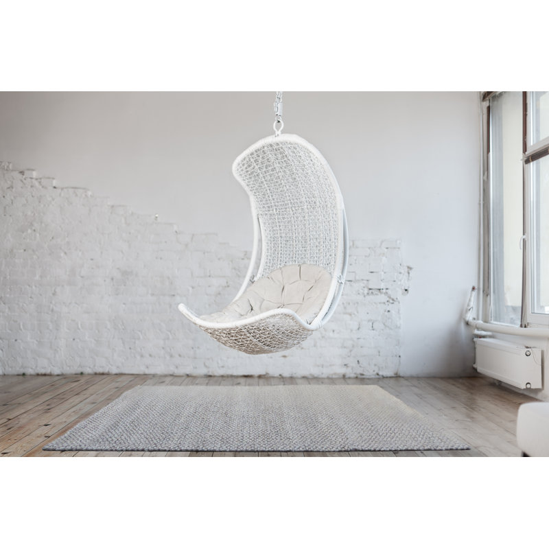 Coby Solid Colour Hand Woven Area Rug, Rectangle 170 x 240cm