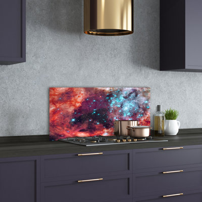 50cm W x 100cm L Glass Peel and Stick Panel