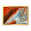 Or rouge et marbre bleu - reproduction d'art sur toile-51145748-51145740