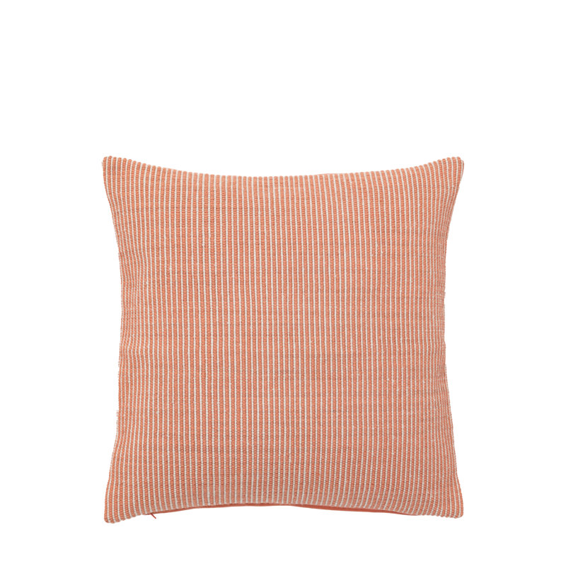 Una Striped Throw Cushion, Orange