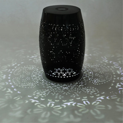 Solar Side Table,Black