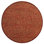 Mamluk One-of-a-Kind Round 8'2" X 8'2" New Age Round Wool Area Rug in Red/Rust/Moss