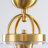 Burstyn 1-Light Modern Metal & Glass Flush Mount Ceiling Light for Hallway