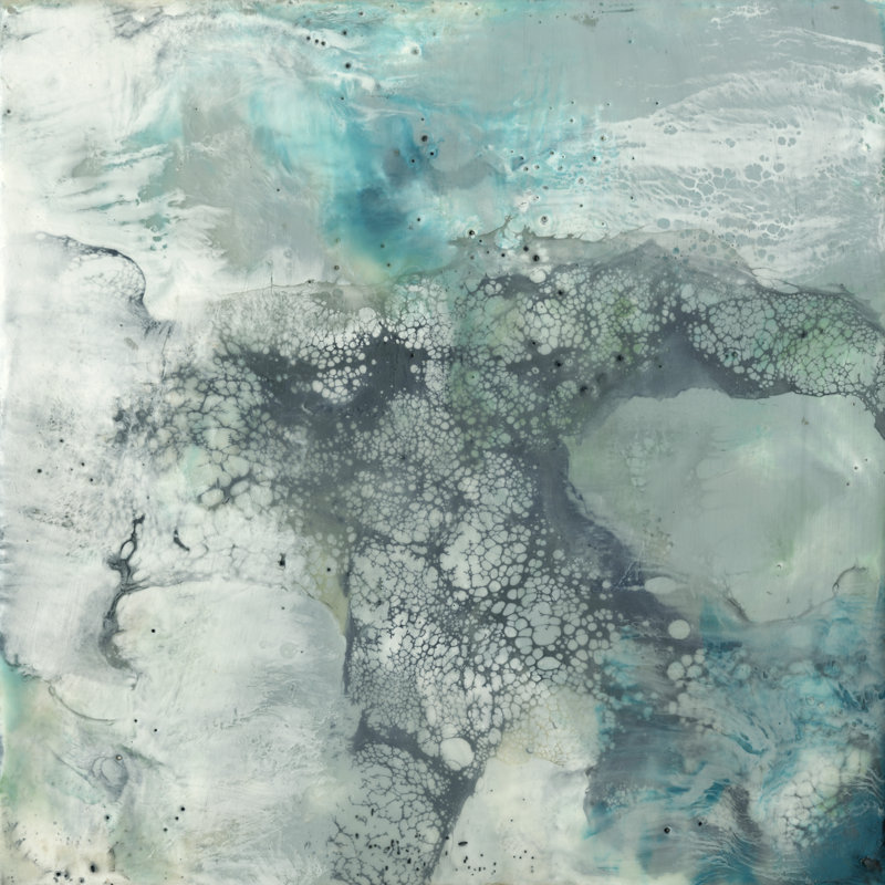 Sea Lace I by Jennifer Goldberger - Wrapped Canvas Painting, 91cm H x 91cm W x 3.8cm D