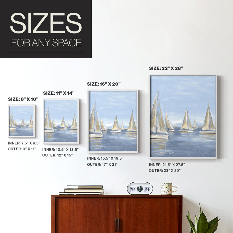 «NAUTICAL Series X», H 30 po x l 24 po, Blanc