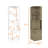 Macadamia 8-Bottle 2-Shelf Bar Cabinet