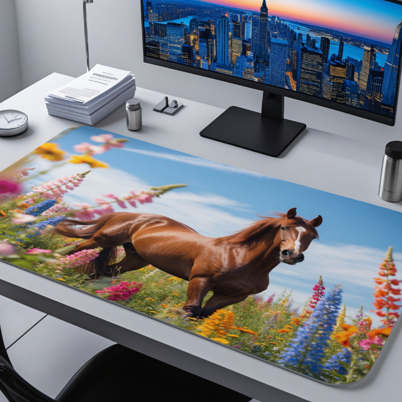 Polyester Desk Pad, 23.6x13.8