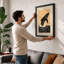 Breaching Whale Coastal - Framed Print-367981036-367981038