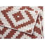 Machine Woven Terra/Cream Indoor/Outdoor Rug