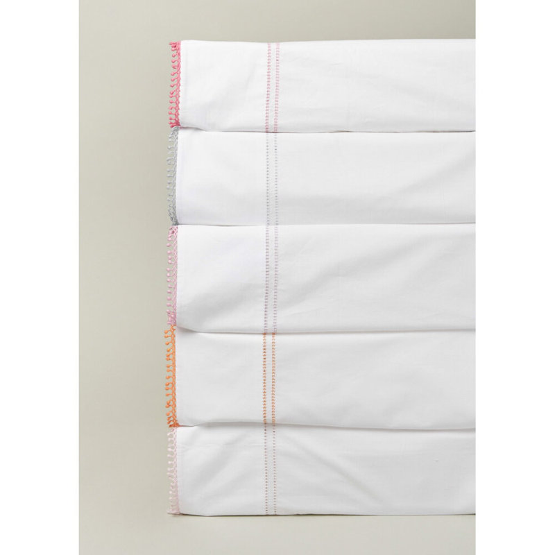 Ensemble de draps 100% coton - simple, Ensemble de draps pour lit simple avec un drap-hou