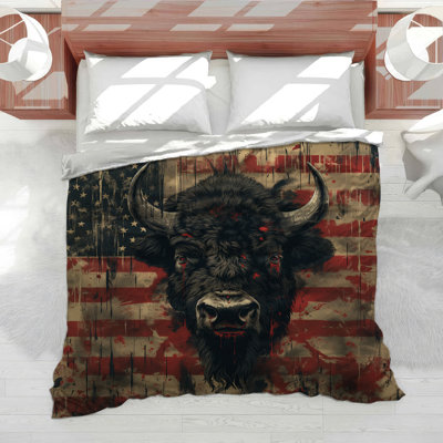 Édredon Buffalo Flag