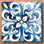 «Cobalt Tile II» par Grace Popp, art mural en verre acrylique-550396430