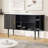 55.1" Storage Cabinet with Tambour Doors and Shelves, Fluted Sideboard Buffet Cabinet,-260073047